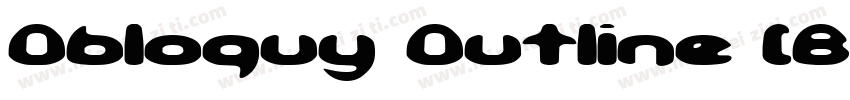 Obloquy Outline (BRK)字体转换